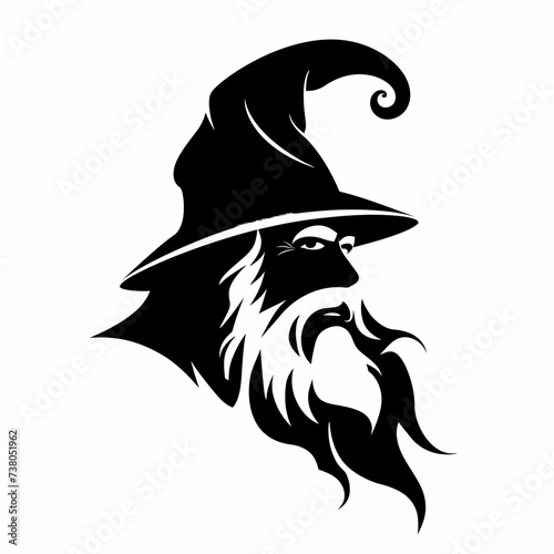 Old Man Wizard Logo