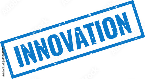Innovation ink grunge stamp