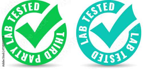 Third party lab tested icon