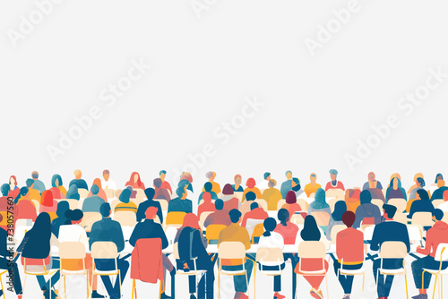 Flat Design Classroom