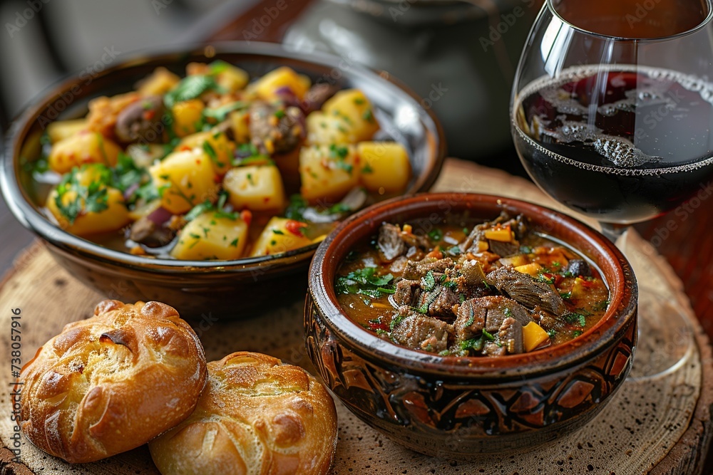 Portuguese Culinary Delights on Cork Surface
Portuguese Culinary Delights on Cork Surface
