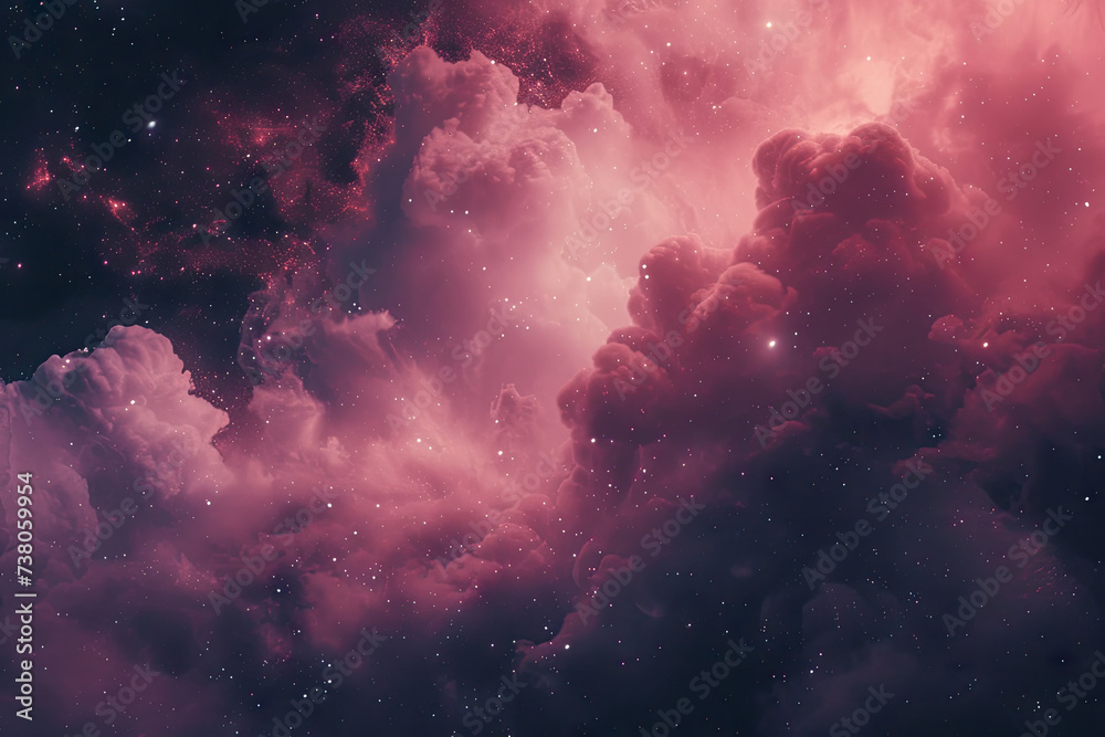 blush pink dreamy background, stars