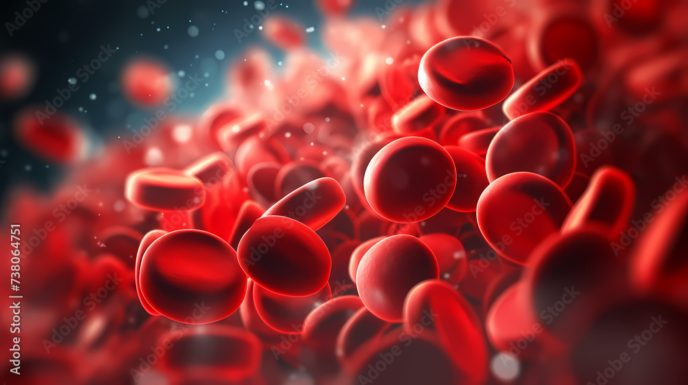 Red blood cells medical design, medical background Red blood cells medical design, medical background