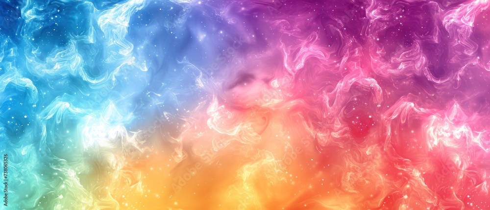a multicolored background with a lot of smoke coming out of the top of the image and the bottom of the image.