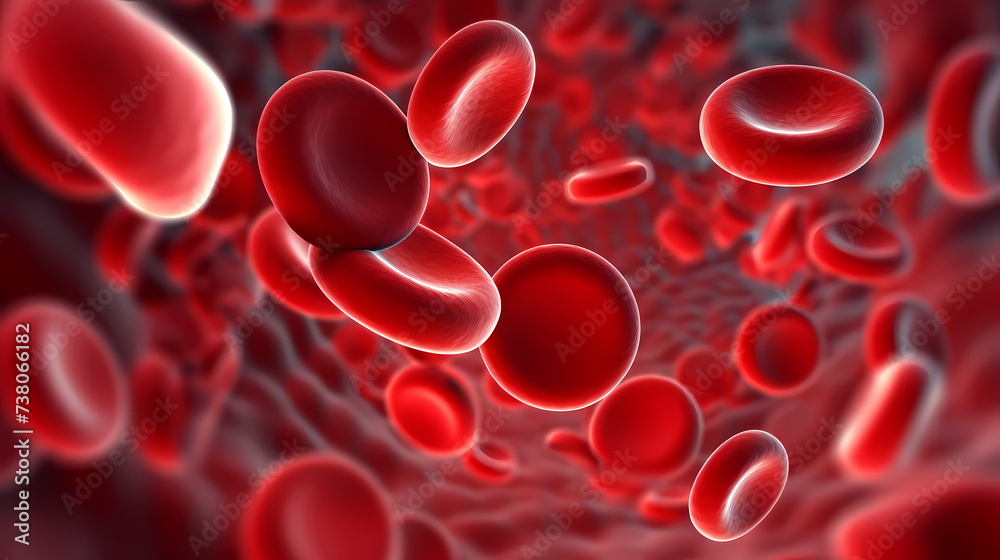 Red blood cells medical design, medical background