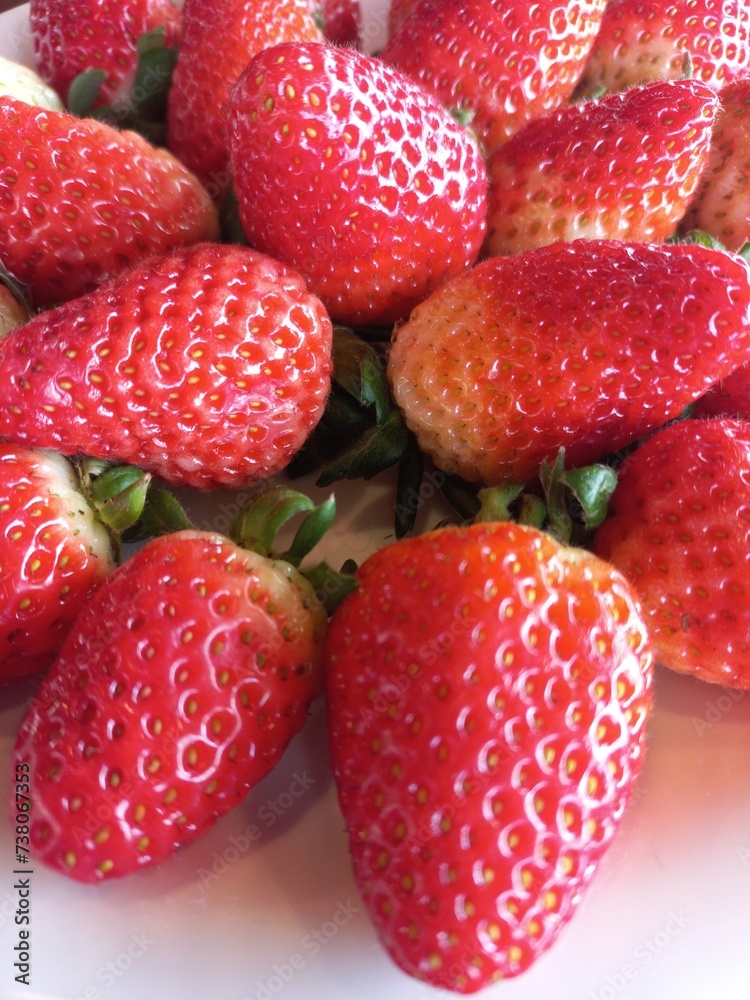 strawberries close up strawberries close up