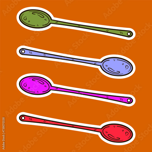 Spoon Hand Drawn Vector Illustration