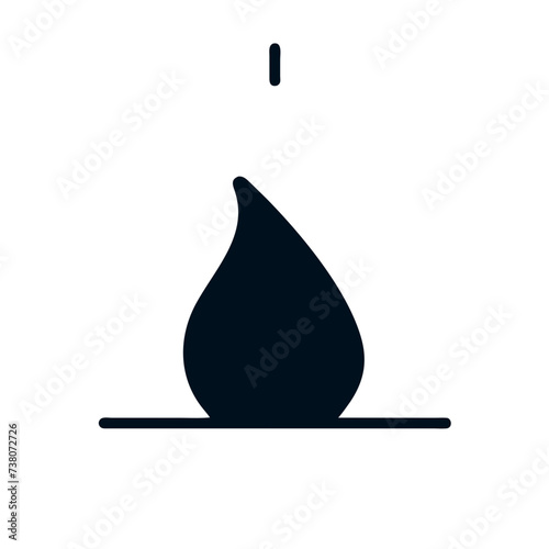 Fire icon vector
