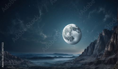 a beautiful moon © Muhammad