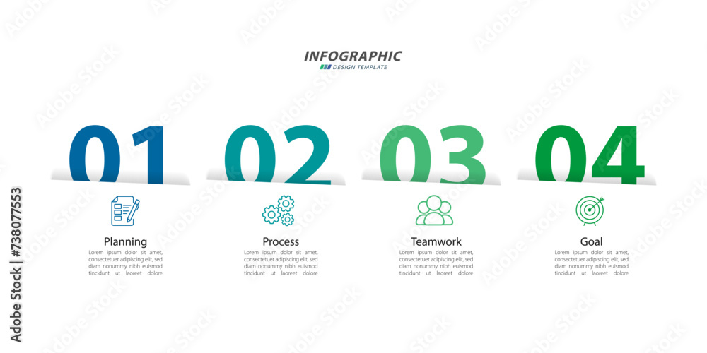 Timeline infographic template. 4 Step timeline journey, calendar Flat simple infographics design template. presentation graph. Business concept with 4 options, vector illustration. Timeline infographic template. 4 Step timeline journey, calendar Flat simple infographics design template. presentation graph. Business concept with 4 options, vector illustration.