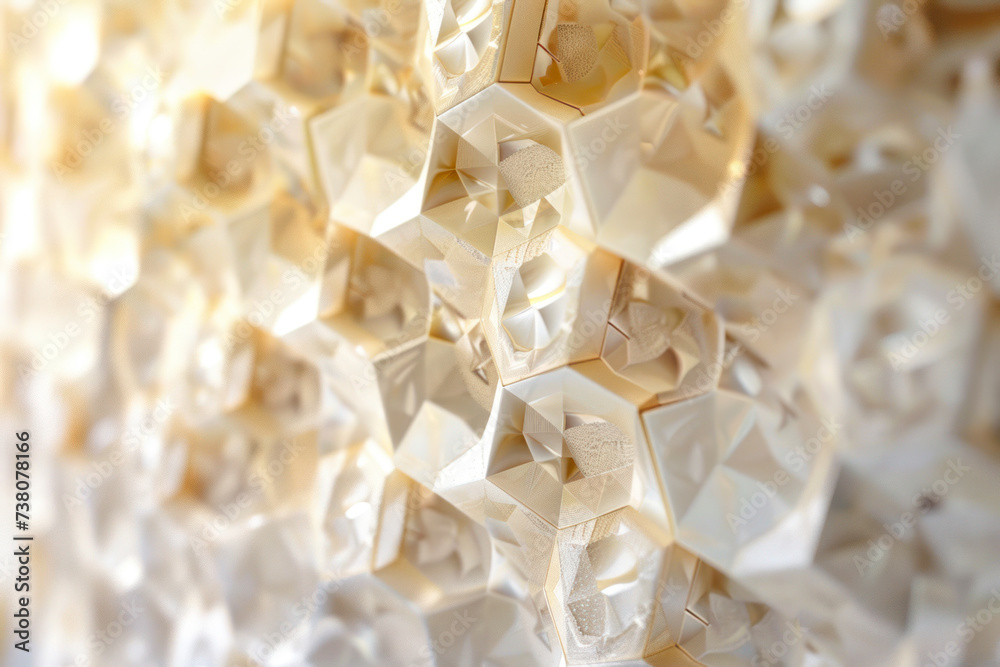 Decorative Intricate Hexagonal Structure, Dotted Texture. Decorative Intricate Hexagonal Structure, Dotted Texture.
