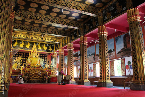 buddhist temple (wat phan an) in chiang mai in thailand  photo