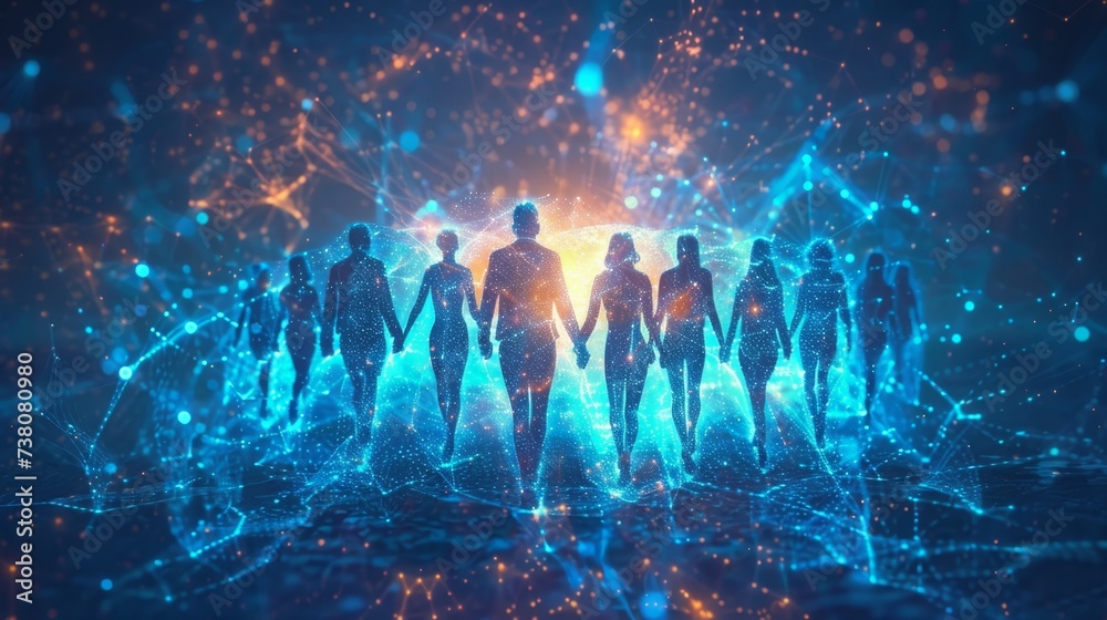 The Resonance of Unity: Human Connection as the Backbone of Business Success --ar 16:9 --stylize 250 --v 6 Job ID: 22d7100c-c88b-4801-9fa5-9211475ca563