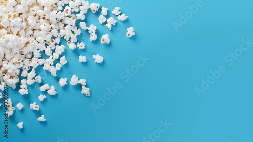 Popcorn with blurred background  cinema popcorn