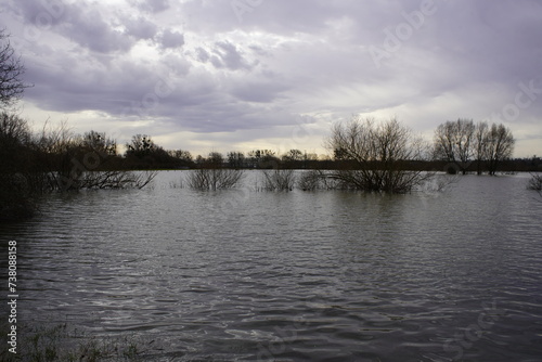 Flooding of the Leine River near Hanover from the end of 2023 to February 2024.