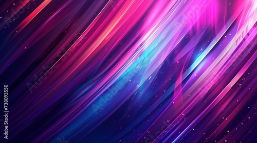 Abstract background with glowing lines and stripes.