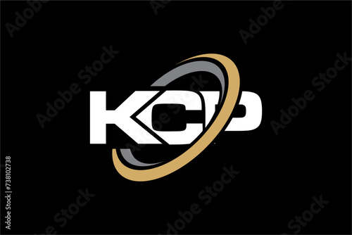 KCP creative letter logo design vector icon illustration photo