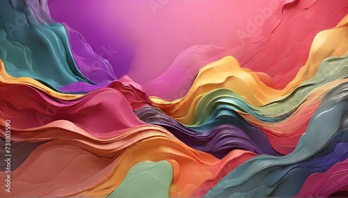 Full-resolution wallpaper for screen with muted vibrant colors., smooth transition, abstract