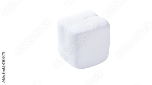 Whimsical Marshmallow Delight on transparent background - Tempting, Soft, and Sugary Treat for Sweet Indulgence