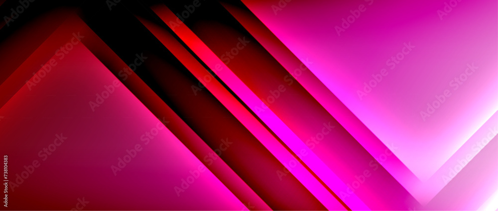 Fototapeta premium Lines dynamic geometric background. Vector illustration For Wallpaper, Banner, Background, Card, Book Illustration, landing page
