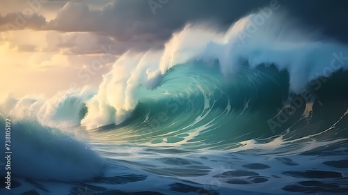 Wallpaper Mural exciting ocean Torontodigital.ca