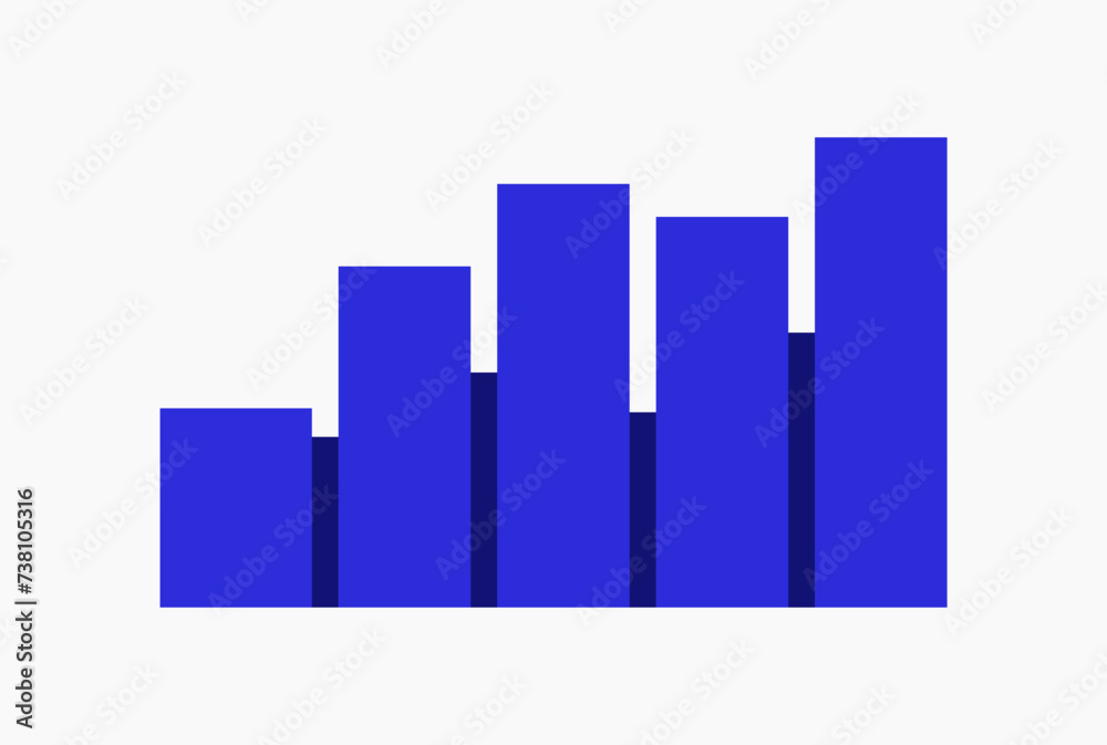 business graph with arrow business graph with arrow