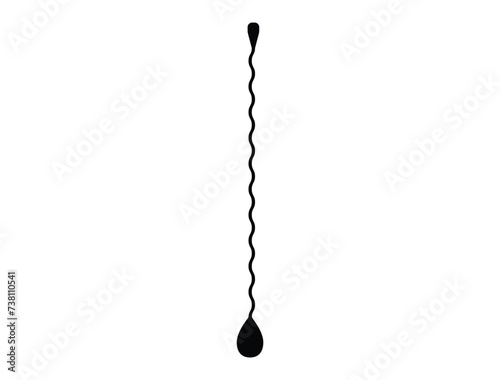 Bartender tool silhouette vector art white background, Bar Tool