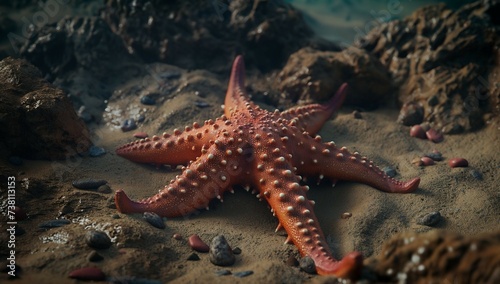Starfish on the beach © Yelena