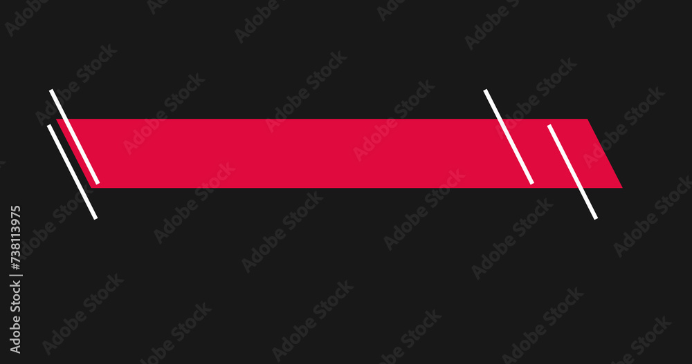 Title infographic banner lower third animation. News headline broadcast ...