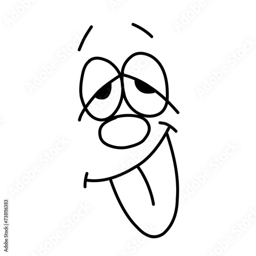 cartoon mascot characters funny faces