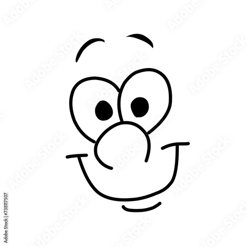 cartoon mascot characters funny faces