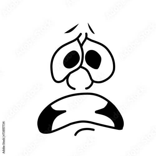 cartoon mascot characters funny faces