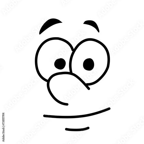 cartoon mascot characters funny faces