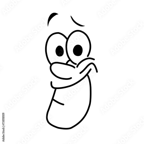 cartoon mascot characters funny faces