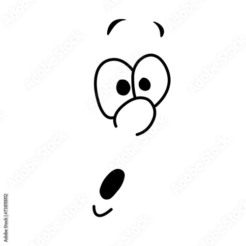cartoon mascot characters funny faces