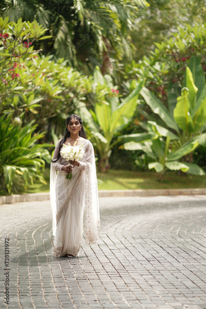 south Asian, wedding photography, woman, Christian wedding, outdoor, beautiful natural background ,multiple different poses with a wedding bouquet flower south Asian, wedding photography, woman, Christian wedding, outdoor, beautiful natural background ,multiple different poses with a wedding bouquet flower