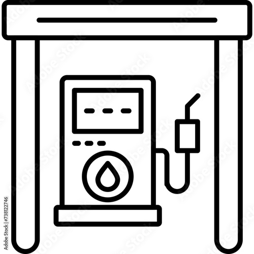 Petrol Station Icon