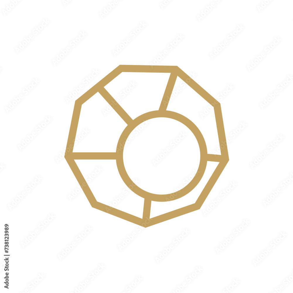 retro geometric shapes