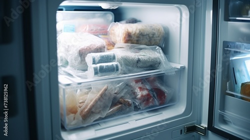 delivery of meals. ordering food online. putting freshly made food in the freezer. Optimum Freeze-Dried Foods