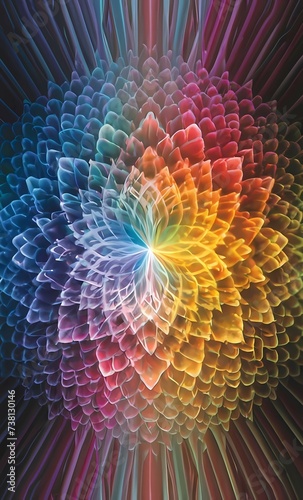 Gabriel Dawe's Ethereal Style - Energy Of Colors Explode, Burst Off photo