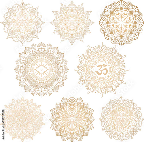 Mandala indian ornament transparent png. Hindi ornament. Indian pattern. Sanskrit. Lotus mandala