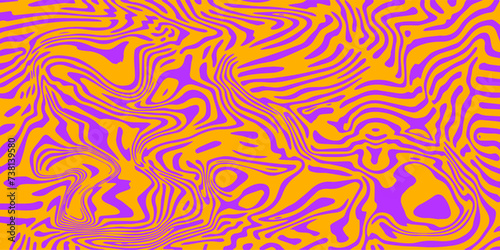 Psychedelic background with abstract, trippy patterns with melting and distorting lines.