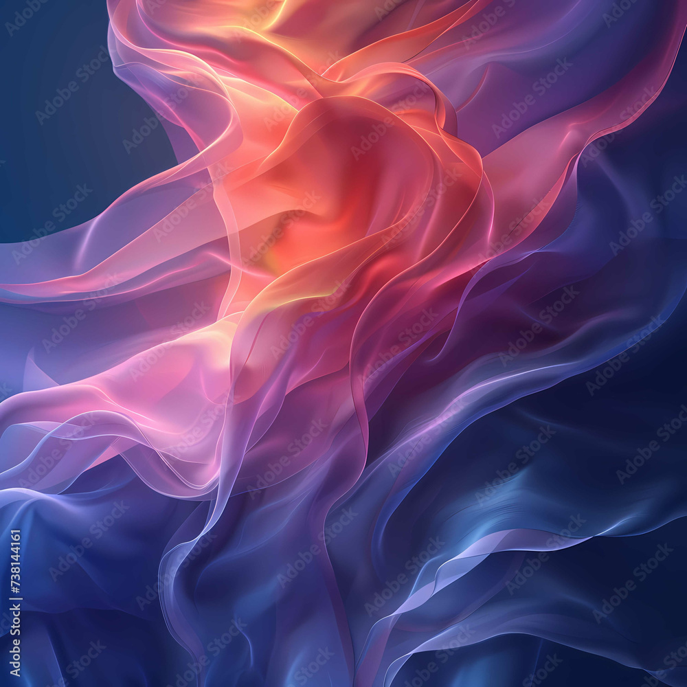 Abstract Colorful Energy Flow Background Design