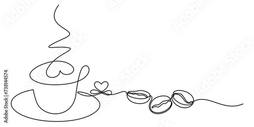 cup of coffee with heart