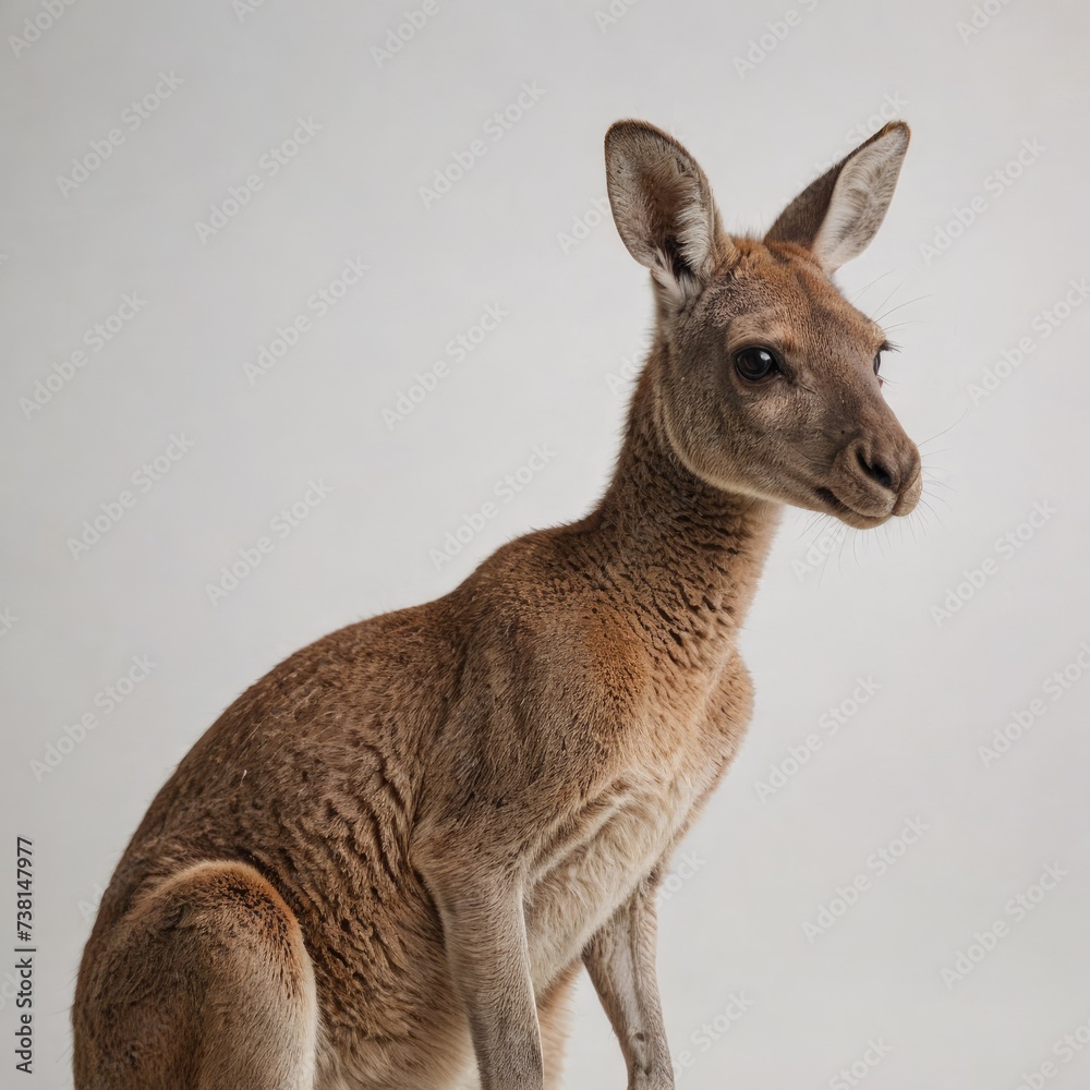 kangaroo on white background
kangaroo on white background