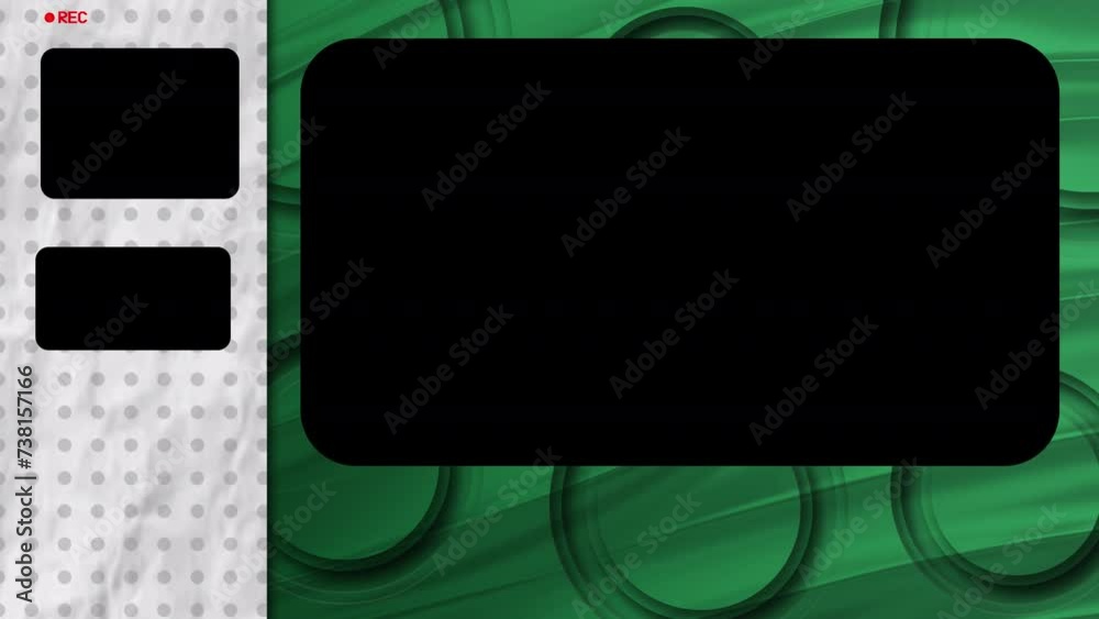 Overlay verde para stream redes sociales