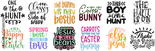 Minimalist Easter and Holiday Invitation Collection Vector Illustration for Vouchers, Greeting Card, T-Shirt Design