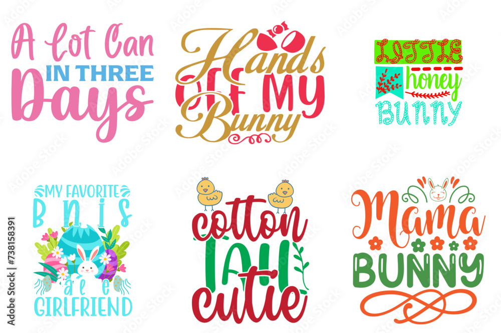 Decorative Easter Day Labels And Badges Bundle Vector Illustration for Postcard, Brochure, Presentation Decorative Easter Day Labels And Badges Bundle Vector Illustration for Postcard, Brochure, Presentation