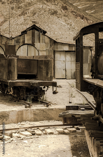 Bolivian Train graveyard