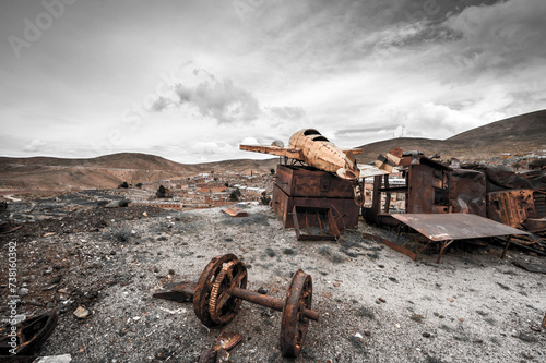 Bolivian Train graveyard